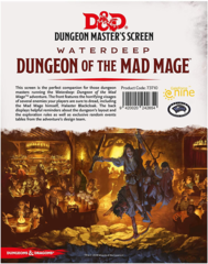 Dungeon of the Mad Mage DM Screen